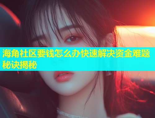 海角社区要钱怎么办快速解决资金难题秘诀揭秘
