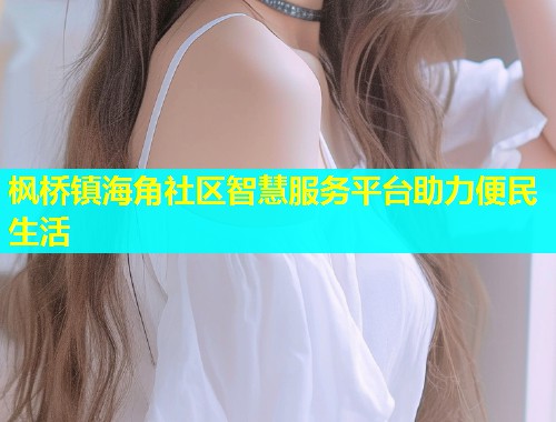 枫桥镇海角社区智慧服务平台助力便民生活 枫桥镇海角社区智慧服务平台助力便民生活